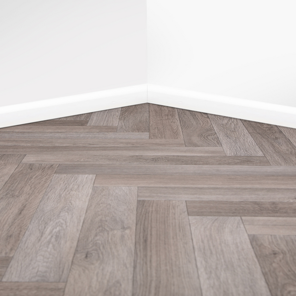 Classic Oak Parquet Vinyl / Lino Roll Flooring 2m & 4m Width Kitchen Bathroom Flooring