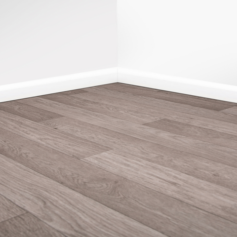 Detroit Oak Plank Vinyl / Lino Flooring 2m & 4m Width Kitchen Bathroom Flooring