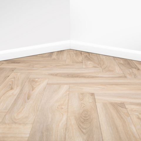 Sunbeam Herringbone Vinyl / Lino Flooring 2m & 4m Width Kitchen Bathroom Flooring