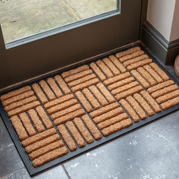 Luxury Printed Coir Door Mat - Indoor or Sheltered Outdoor Use - Various Designs