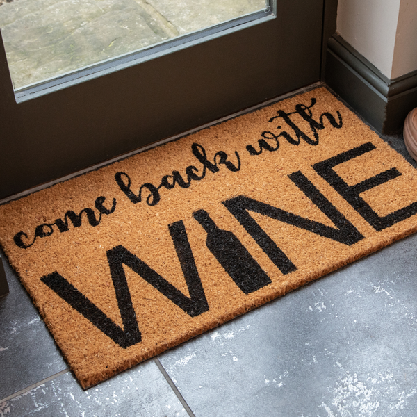 Luxury Printed Coir Door Mat - Indoor or Sheltered Outdoor Use - Various Designs