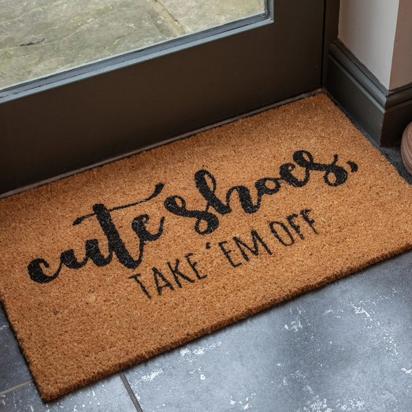 Luxury Printed Coir Door Mat - Indoor or Sheltered Outdoor Use - Various Designs