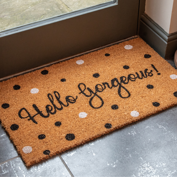 Luxury Printed Coir Door Mat - Indoor or Sheltered Outdoor Use - Various Designs