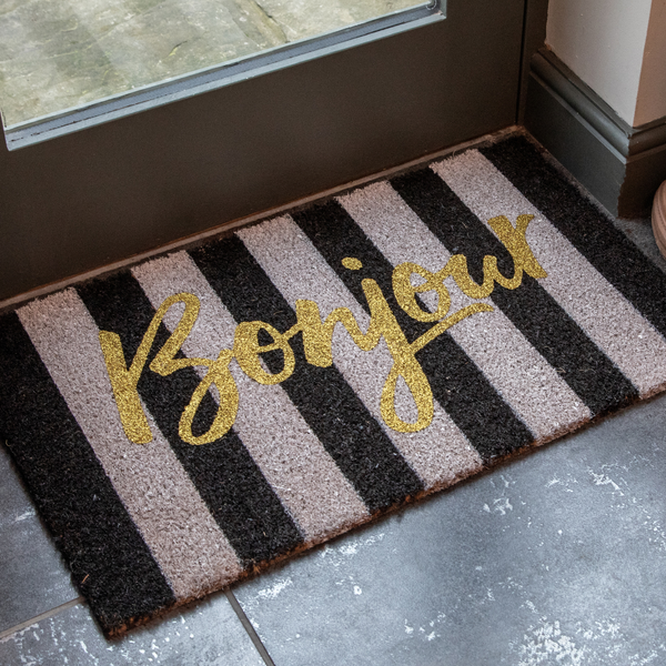 Luxury Printed Coir Door Mat - Indoor or Sheltered Outdoor Use - Various Designs