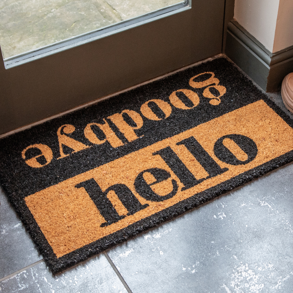 Luxury Printed Coir Door Mat - Indoor or Sheltered Outdoor Use - Various Designs