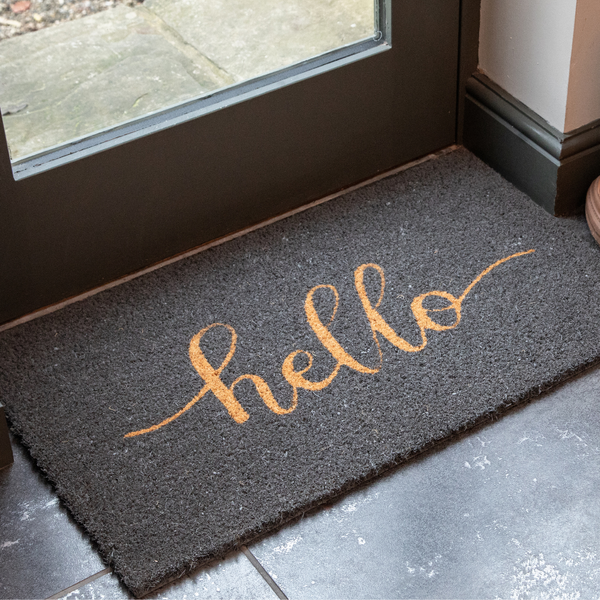 Luxury Printed Coir Door Mat - Indoor or Sheltered Outdoor Use - Various Designs