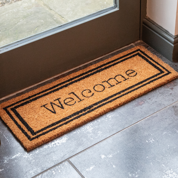Luxury Printed Coir Door Mat - Indoor or Sheltered Outdoor Use - Various Designs