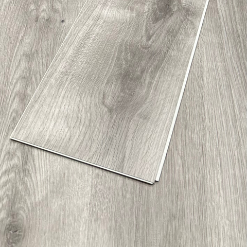 Titan Grey Oak Luxury SPC Click Plank Flooring - Built-In Underlay Already Installed - 5.2mm Thick
