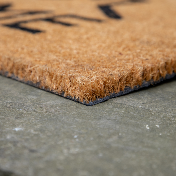 Luxury Printed Coir Door Mat - Indoor or Sheltered Outdoor Use - Various Designs