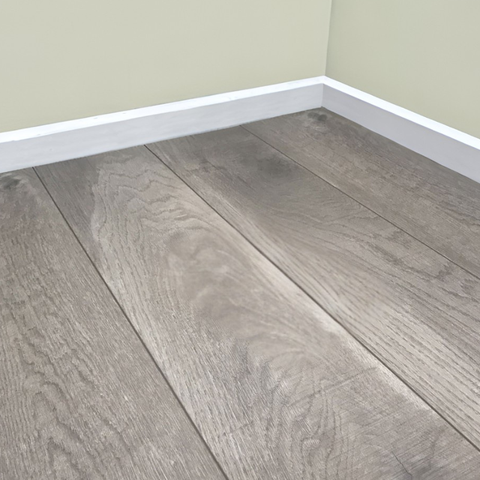 8mm Laminate Flooring - Stone Oak Effect - V Groove - AC4 Rated - Click System