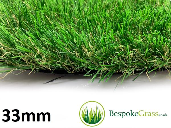 33mm Luxury Artificial Grass, Cheap High Quality Astro Lawn Green Fake Turf