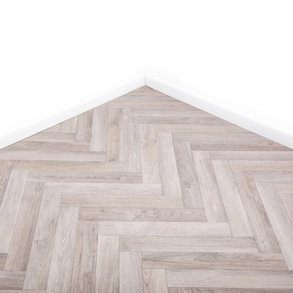 Classic Oak Parquet Vinyl Lino Roll Flooring 2m 4m Width Kitchen Bathroom Flooring