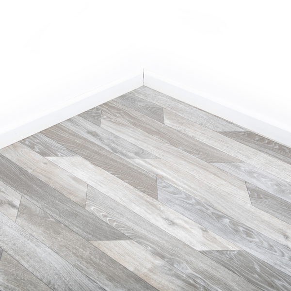 Distressed Oak Vinyl Lino Roll Flooring 2m 4m Width Kitchen Bathro