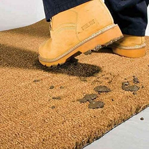 Natural Coir Entrance Doormat -  Heavy Duty Coir Mat UK - Tough Fibres