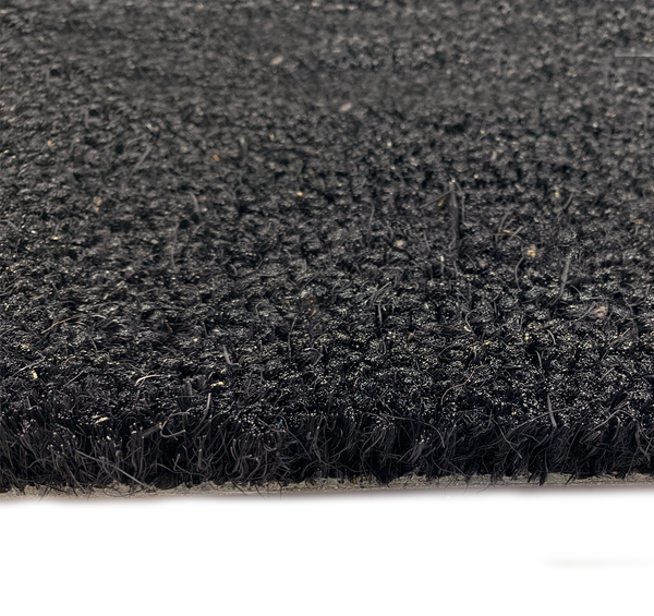 Black Coir Entrance Matting 1m & 2m Width