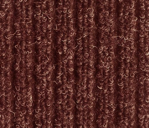 Bruce Starke Fairisle Barrier Matting in Brown with vertical grooves