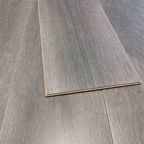 8mm Laminate Flooring - Grey Oak Effect -  Click System