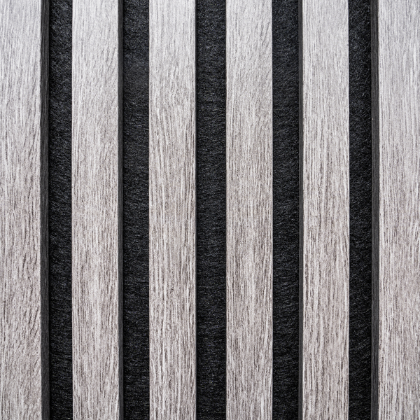 Acoustic Wall Panel Boston Grey Oak Decorative Sound Reducing Paneling - 3 Panel Deal