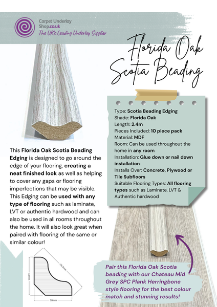 Chateau Mid Grey Luxury SPC Click Plank Flooring Herringbone Style - 5.2mm Thick