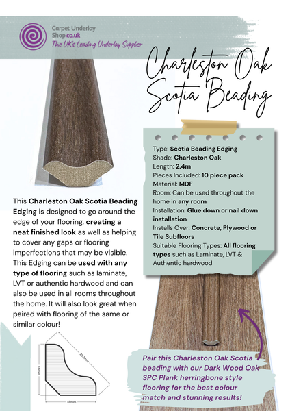 Dark Wood Oak Luxury SPC Click Plank Flooring Herringbone Style - Built-In Underlay Already Installed -5.2mm Thick