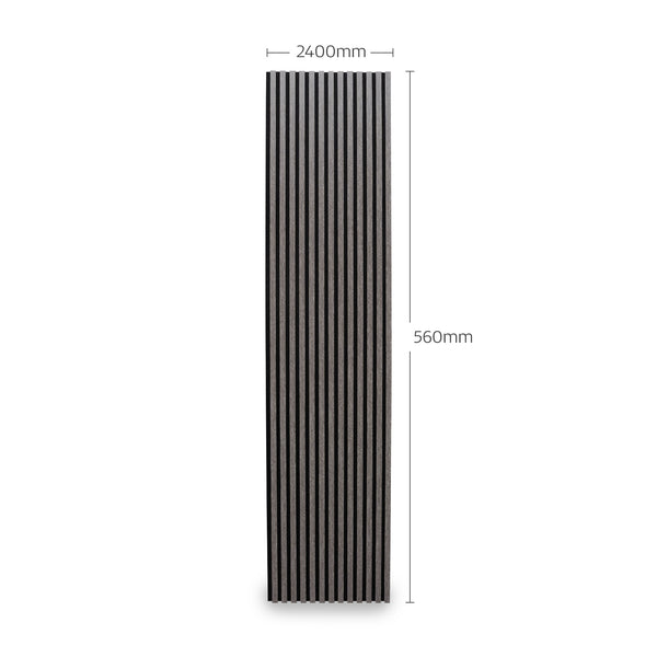 Acoustic Wall Panel Boston Grey Oak Decorative Sound Reducing Paneling - 3 Panel Deal