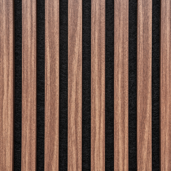 Acoustic Wall Panel Brown Hickory Oak Decorative Sound Reducing Paneling - 3 Panel Deal