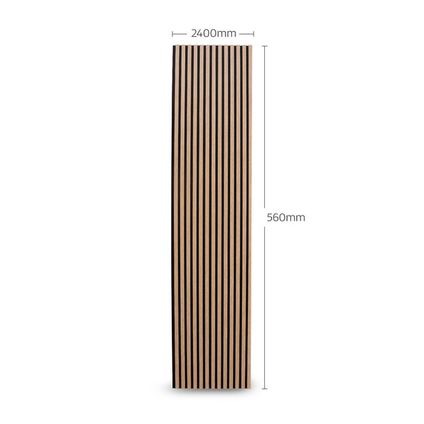 Acoustic Wall Panel San Diego Oak Decorative Sound Reducing Paneling - 3 Panel Deal