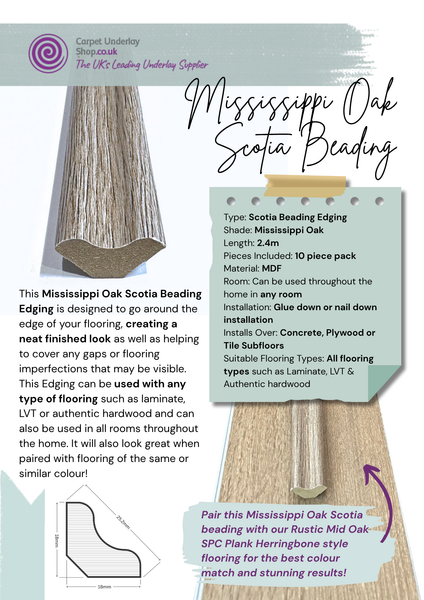 Rustic Mid Oak Luxury SPC Click Plank Flooring Herringbone Style - Built-In Underlay Already Installed - 5.2mm Thick