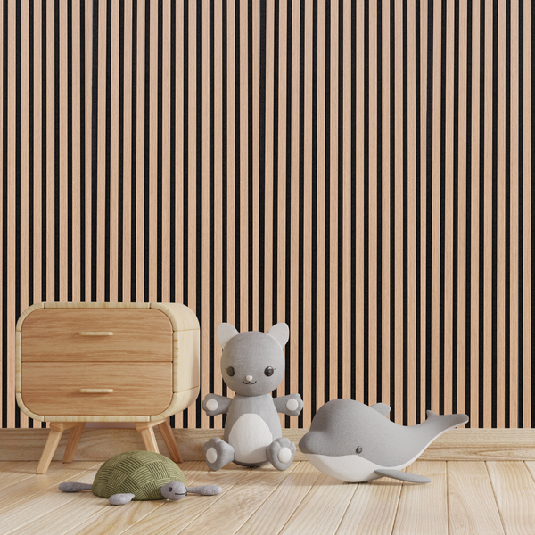 Acoustic Wall Panel San Diego Oak Decorative Sound Reducing Paneling