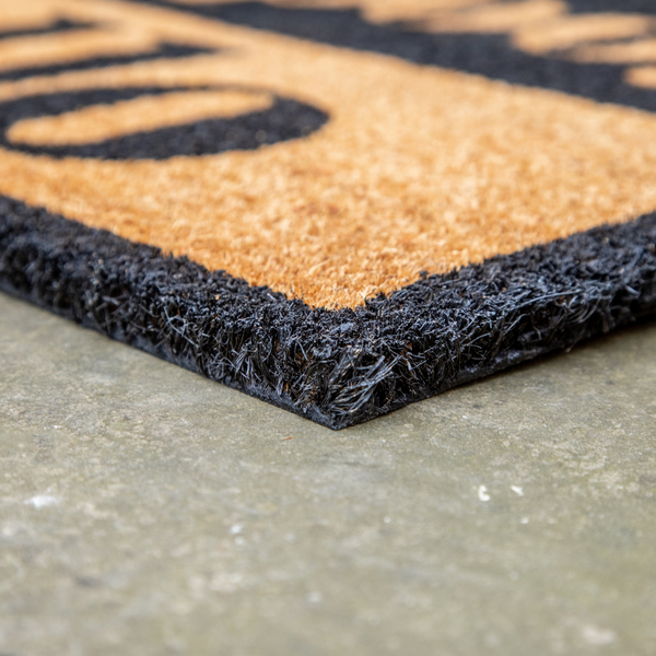 Printed Novelty Hello/Goodbye Coir Door Mat 45cm x 75cm - Indoor and Sheltered Outdoor Use