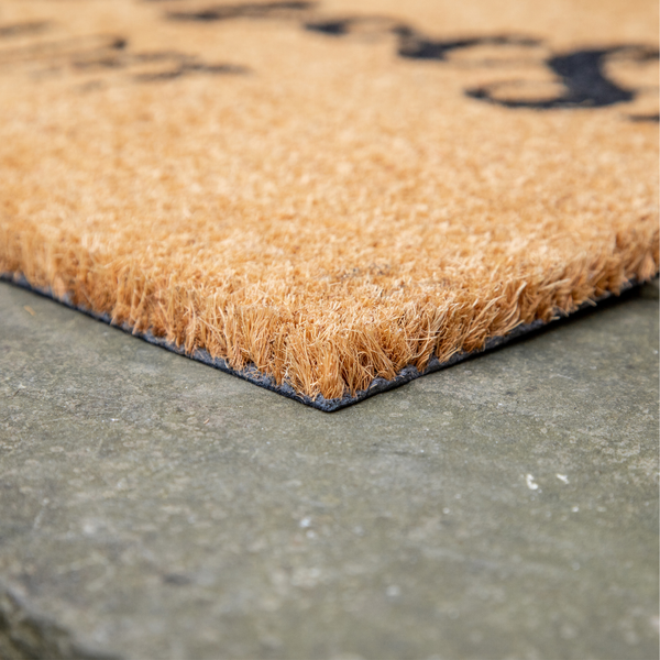 Printed Novelty Sign Coir Door Mat 45cm x 75cm - Indoor and Sheltered Outdoor Use