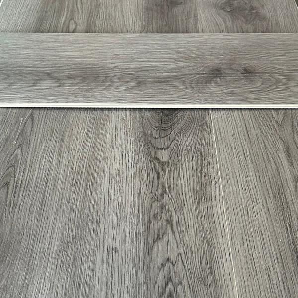 Millennium Grey Oak Luxury SPC Click Plank Flooring - Built-In Underlay Already Installed - 5.2mm Thick