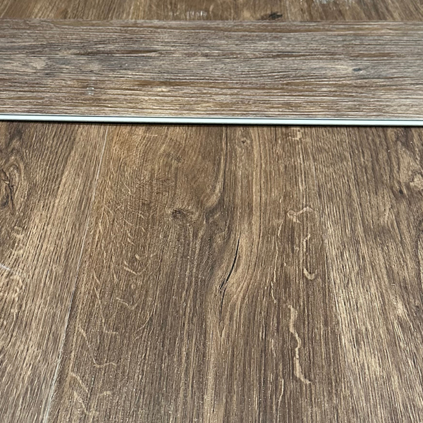 Dark Walnut Oak Luxury SPC Click Plank Flooring - Built-In Underlay Already Installed - 5.2mm Thick