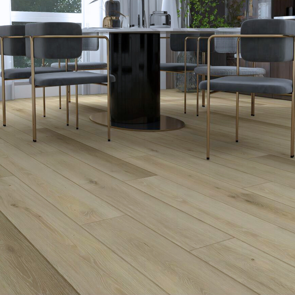 Warm Aspen Oak Luxury SPC Click Plank Flooring - Built-In Underlay Already Installed - 5.2mm Thick