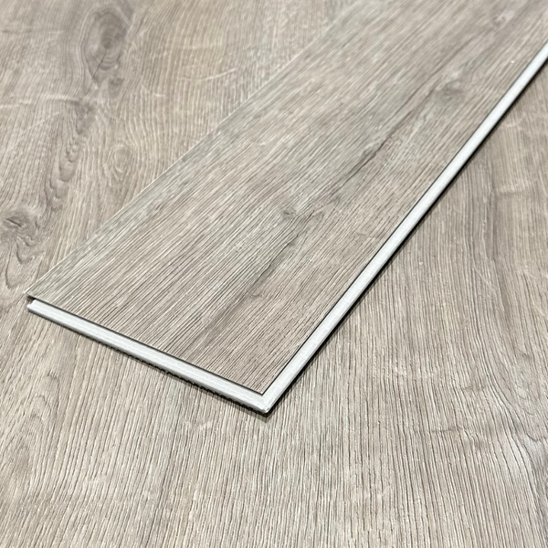 Chateau Mid Grey Luxury SPC Click Plank Flooring Herringbone Style - 5.2mm Thick