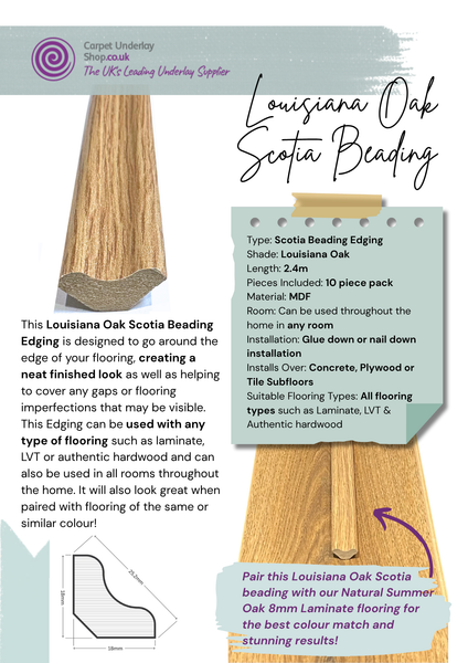 8mm Laminate Flooring Natural Summer Oak Effect - Click System