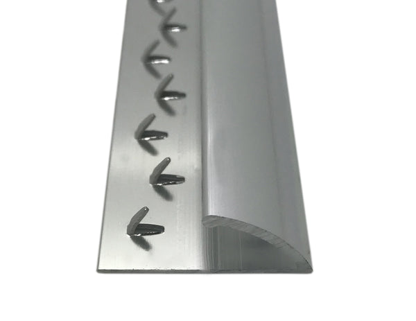 Prestige Single - Carpet to Doorway / Vinyl or Lino Floor Metal Trim Strip