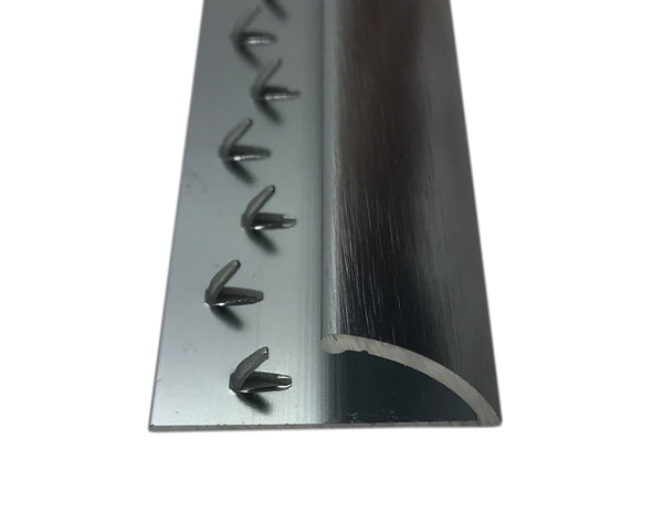 Prestige Single - Carpet to Doorway / Vinyl or Lino Floor Metal Trim Strip