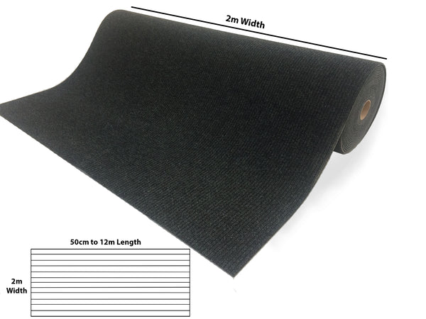 Bruce Starke Fairisle Barrier Matting - Brown - 2m width