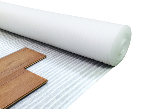 2mm White Underlay For Wood or Laminate Flooring - The Carpet Underlay Shop