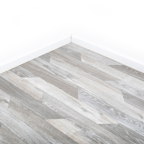Distressed Oak Vinyl / Lino Roll Flooring 2m & 4m Width Kitchen Bathroom Flooring