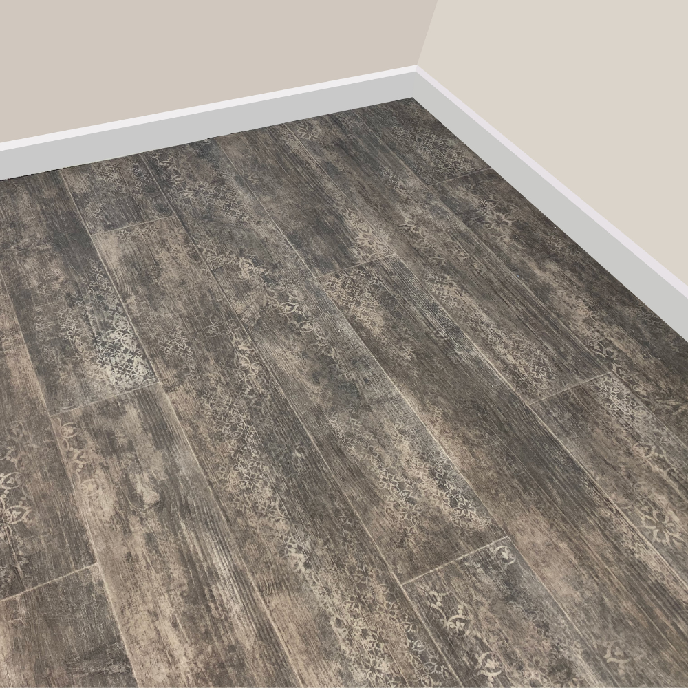 Dark Forrest Oak Vinyl Lino Roll Flooring 2m 4m Width Kitchen Bathroom Flooring
