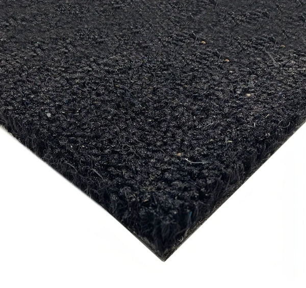 Black Coir Entrance Matting 1m or 2m Width