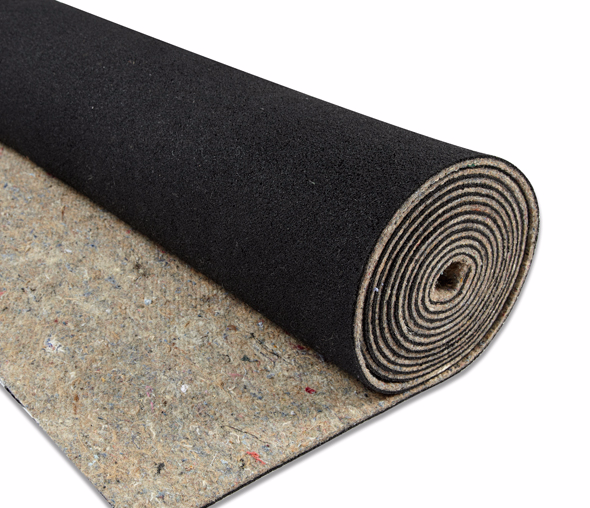 Unrolling topside of Heart n' Soul Combination Carpet Underlay