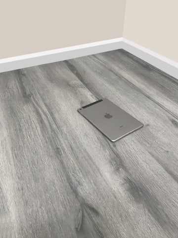 8mm Laminate Flooring - Grey Oak Effect -  Click System