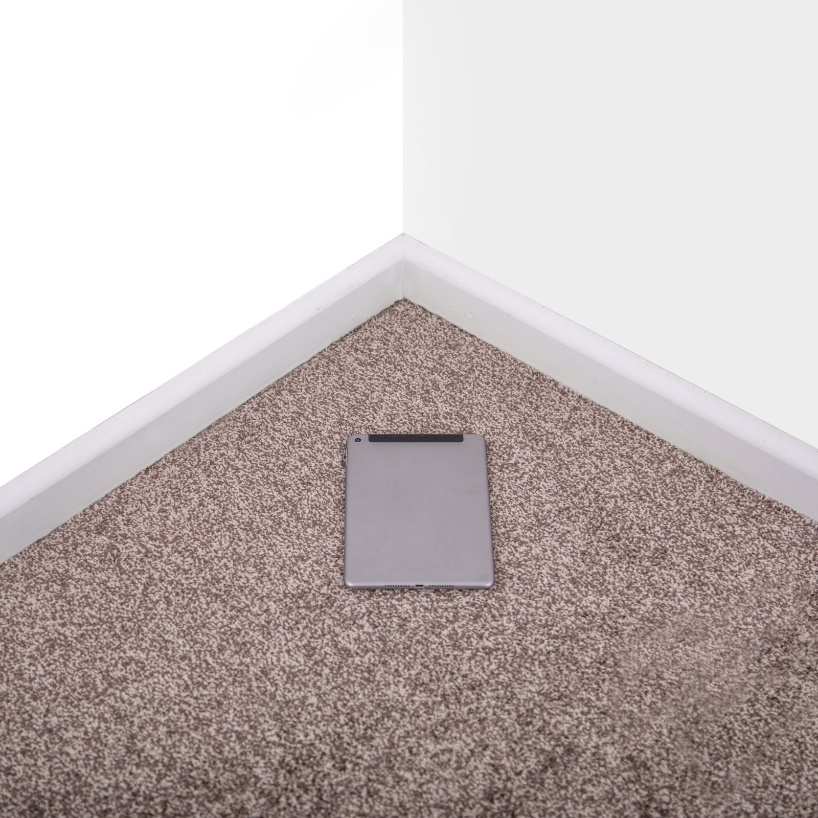 Black speckled outlet carpet