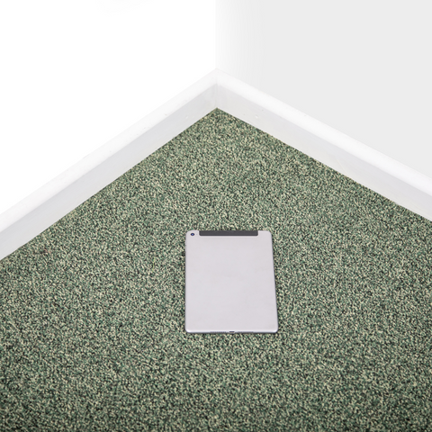 Green Fern Shade Twist Pile Carpet