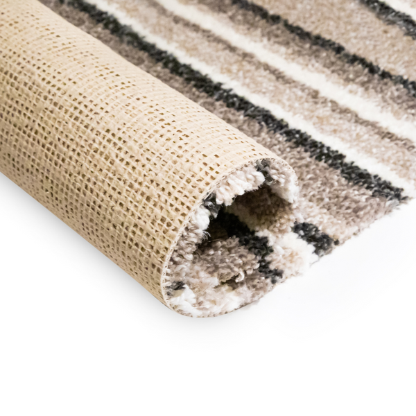 Stripy Seaside Rock Shade Saxony Carpet 