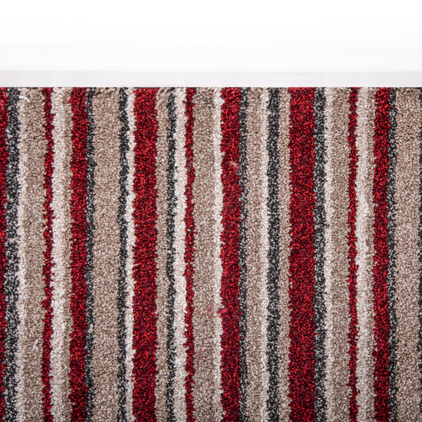 Red Stripy Strawberry Laces Shade Saxony Carpet